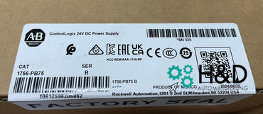 1756-PB75 Allen-Bradley ControlLogix Fuente de alimentación de 18-32 V CC Nueva y sellada