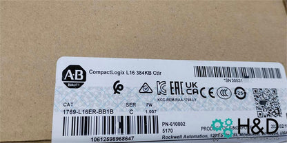 1769-L16ER-BB1B   Allen-Bradley   CompactLogix  【New and Sealed】
