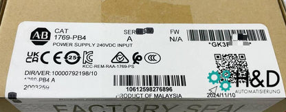 1769-PB4  Allen-Bradley  Power Supply, CompactLogix   New and Sealed