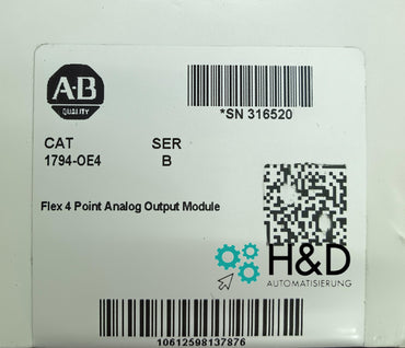1794-OE4  Allen-Bradley  Flex 4 Point Analog Output Module