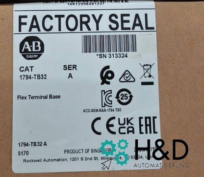 Allen-Bradley 1794-TB32 FLEX I/O 32-Slot Terminal Base