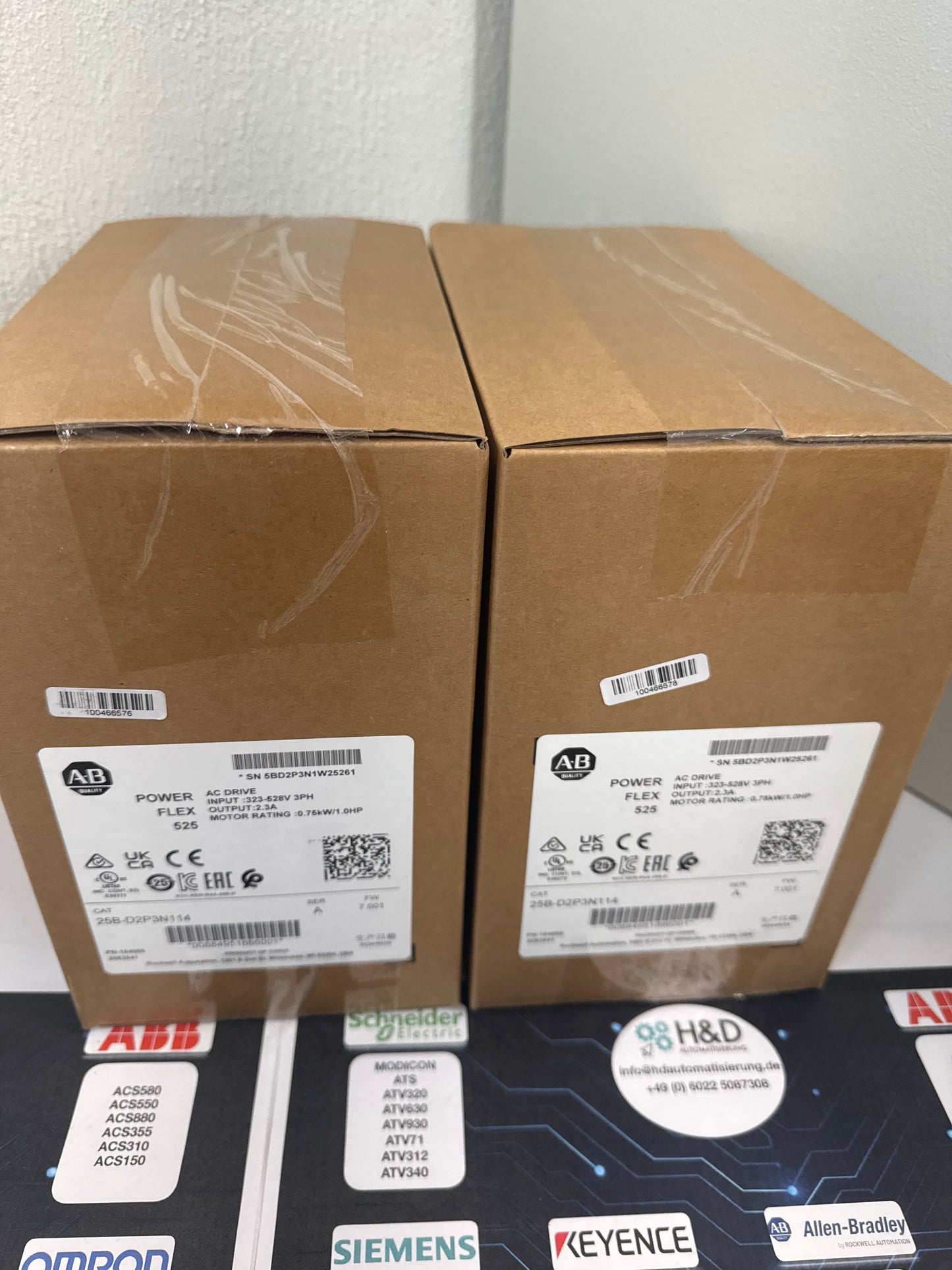 25B-D2P3N114    Allen-Bradley    PowerFlex 525 0.75kW    New and Sealed