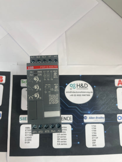 ABB PSR12-600-70 Avviatore Morbido 12A 208-600V AC 5,5kW Nuovo & sigillato
