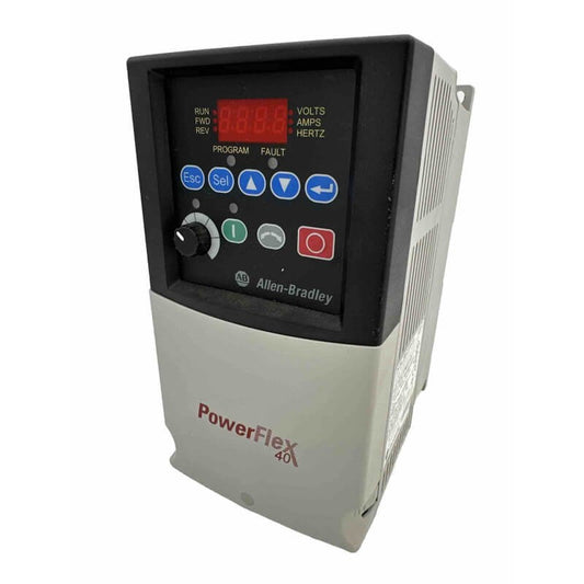 Allen‑Bradley 22B‑D2P3N104 PowerFlex 40 AC Drive (0.75 kW / 2.3 A)