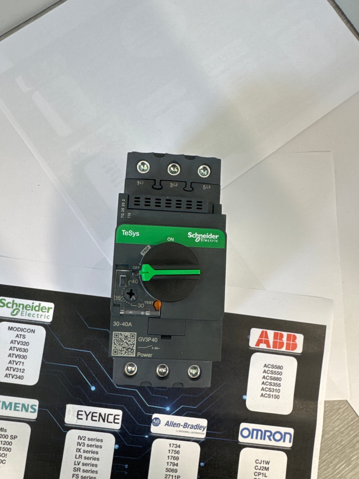 GV3P40   Schneider Electric  Motorschutzschalter, 3p, 30-40A, magnetischer Auslöser
