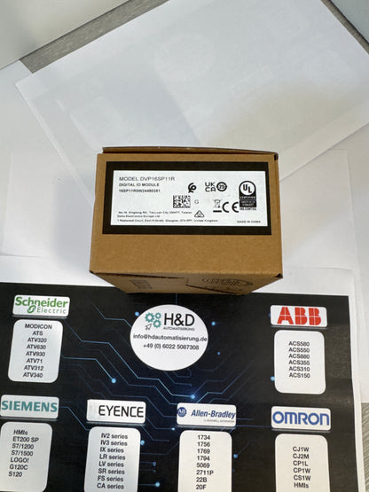 Delta DVP16SP11R Erweiterungsmodul | 16 I/O, kompatibel mit DVP-S Serie