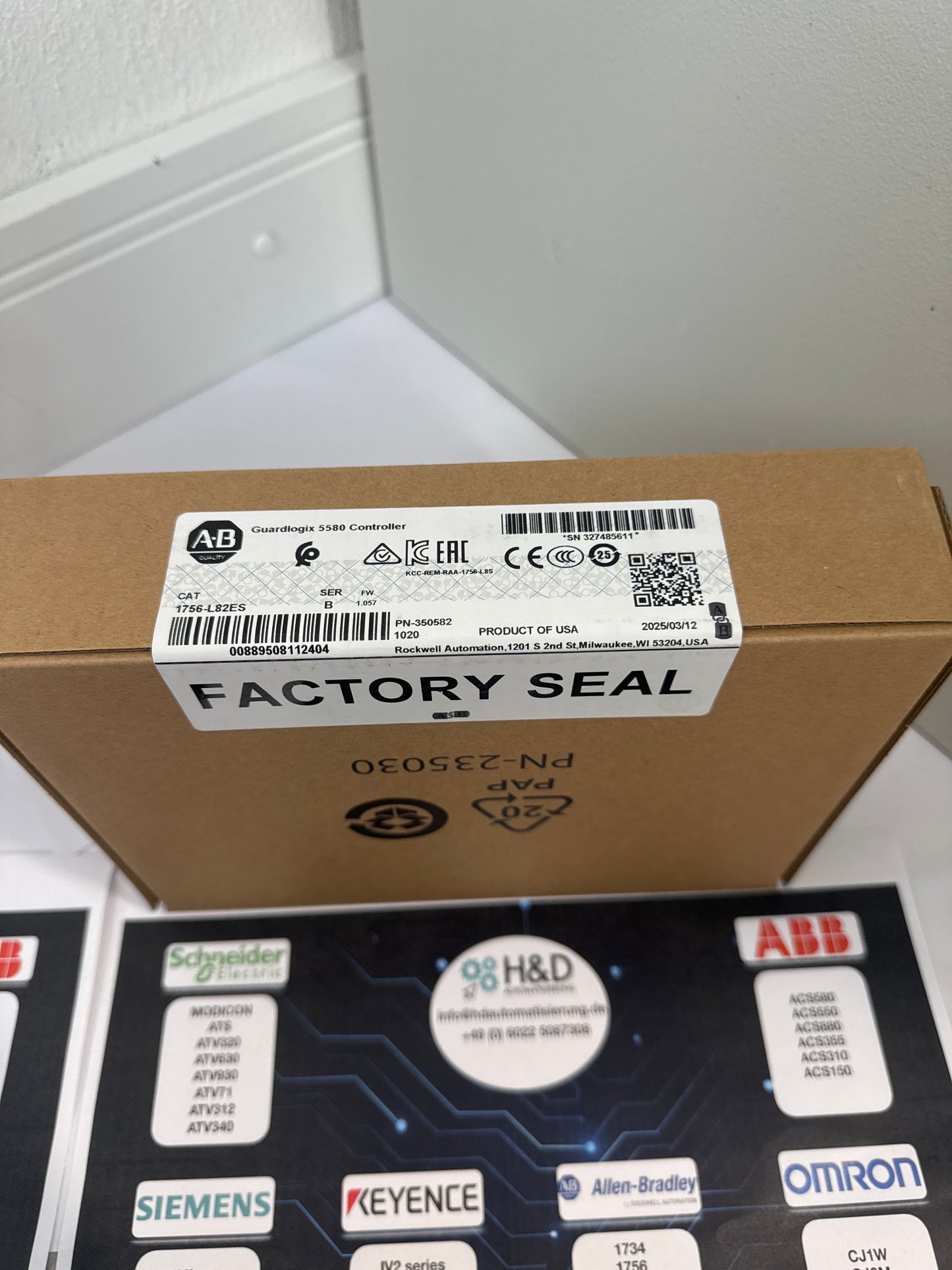 1756-L82ES Allen-Bradley Kontroler Guardlogix 5580 Nowy i Zaplombowany