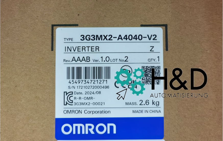 Omron 3G3MX2-A4040-V2 Frequenzumrichter | 5,5 kW | 400 V | IP20 | Kompakt & präzise