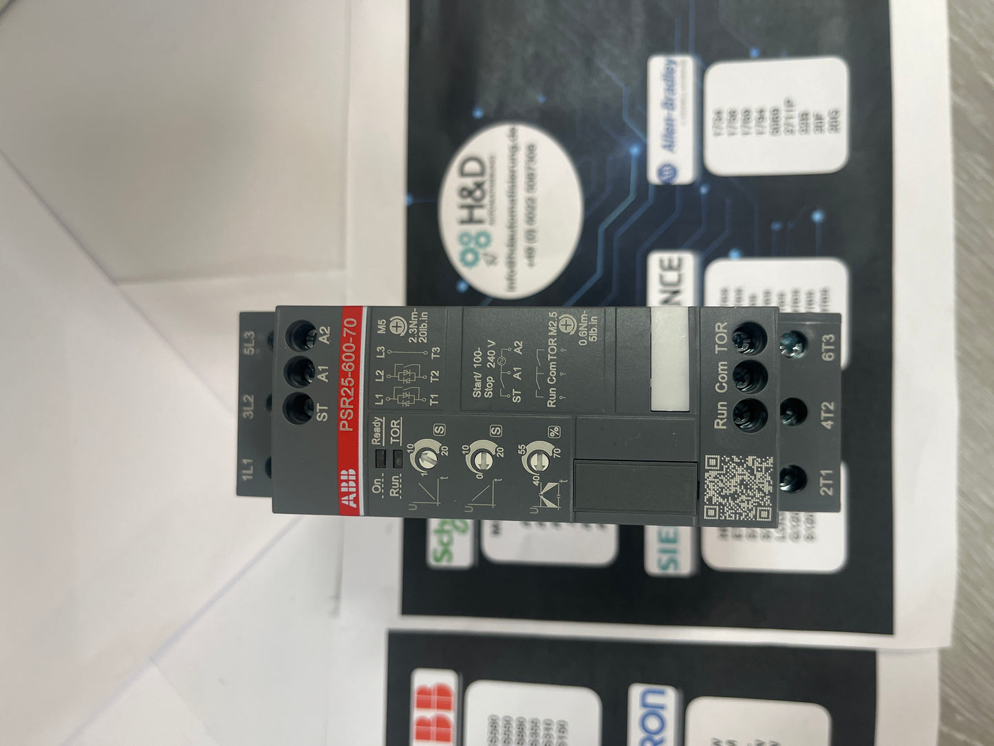 ABB PSR25-600-70 Softstarter 25A 208-600V AC 11kW Neu & versiegelt