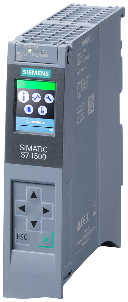 Siemens SIMATIC S7-1500 Prozessormodul 6ES7511-1AK02-0AB0 für PROFINET Netzwerke