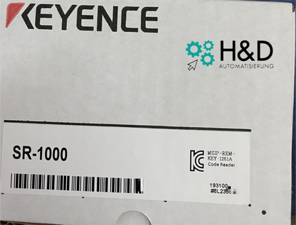 SR-1000 Keyence 1D and 2D code reader with autofocus