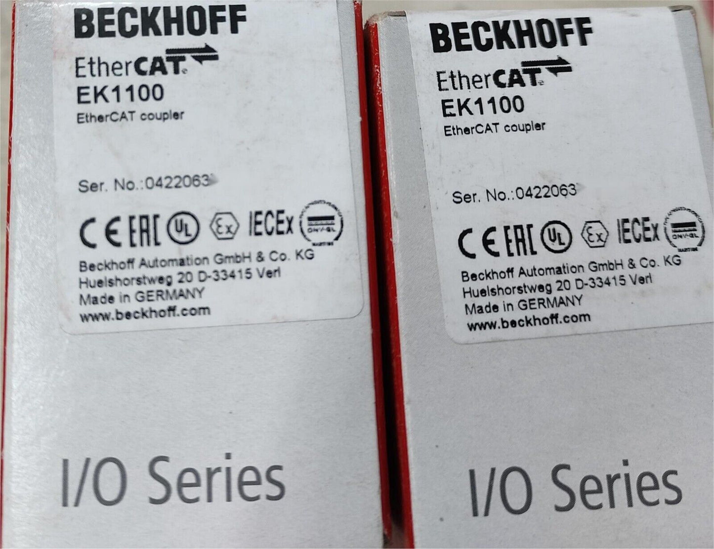 EK1100  Beckhoff   EtherCAT Coupler  【New and sealed】