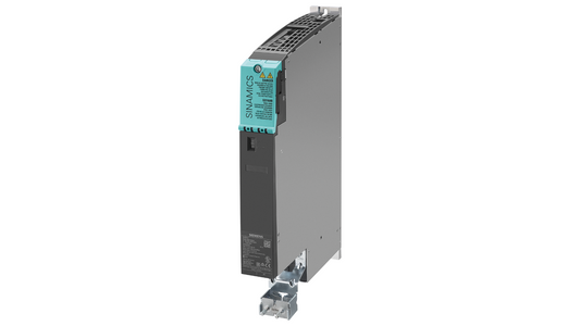 Siemens SINAMICS S120 Single Motor Module (6SL3120-1TE21-8AC0) – Input: DC 600V, Output: 3AC 400V, 18A, internal air cooling