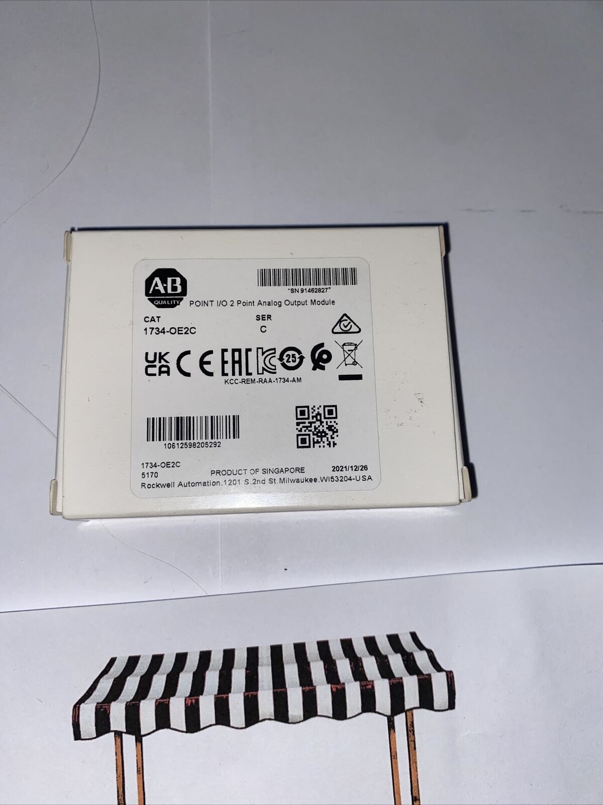 1734-OE2C Allen-Bradley  POINT I/O 2 Point Analog Output Module