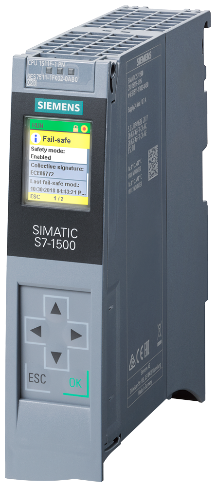 Siemens SIMATIC S7-1500 Prozessormodul 6ES7511-1FK02-0AB0 für PROFINET, leistungsstark und zuverlässig für komplexe Automatisierungsaufgaben