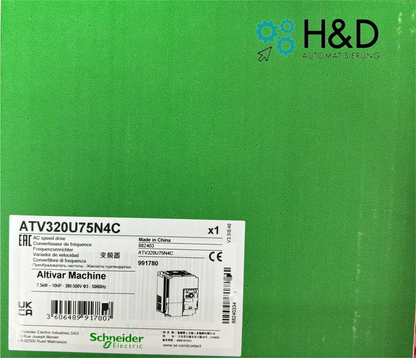 ATV320U75N4C  Schneider Electric  Inverter  ATV320,  7.5kW  【New and Sealed】