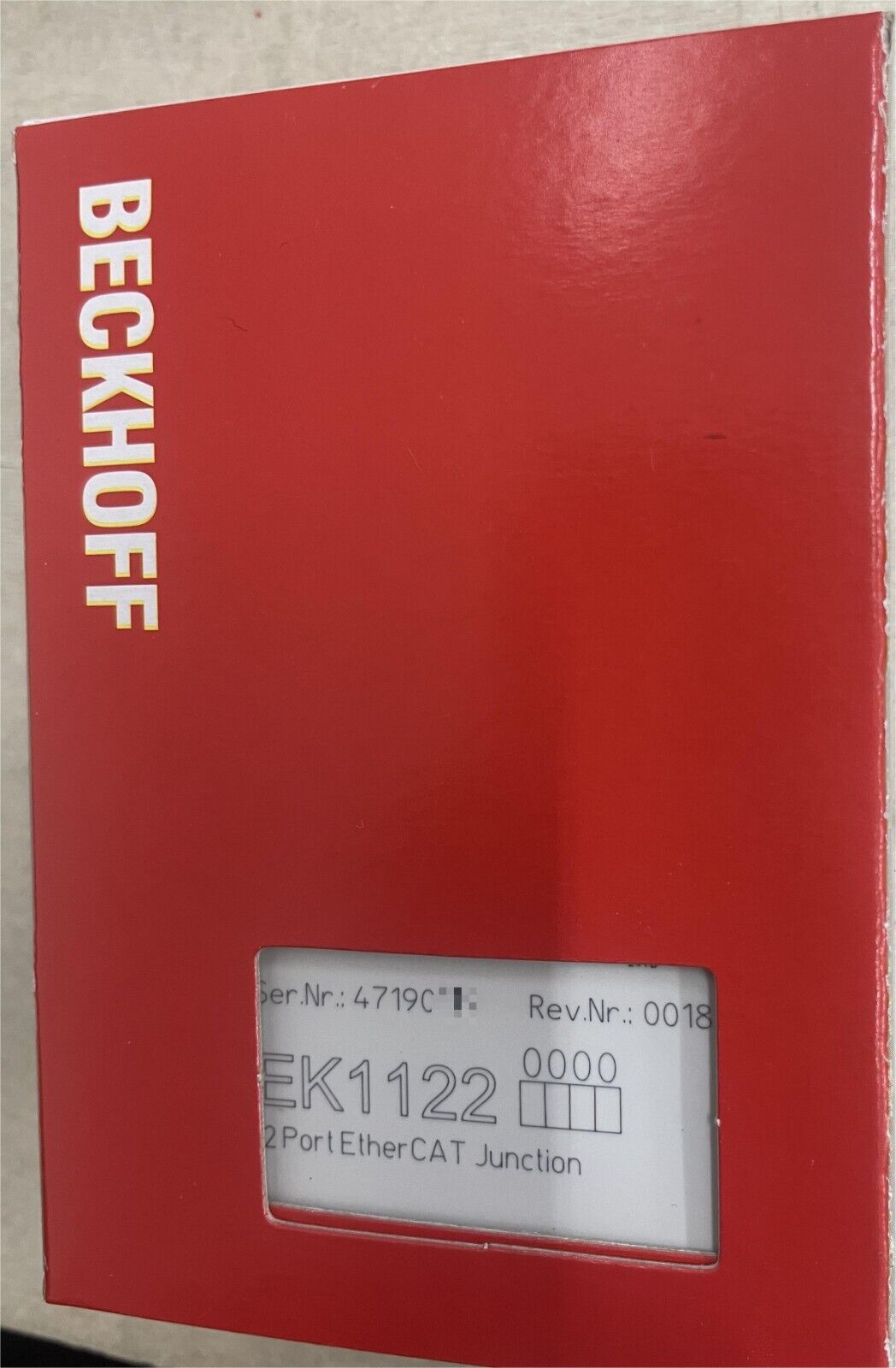 EK1122  Beckhoff 2-port EtherCAT junctio 【New and sealed】