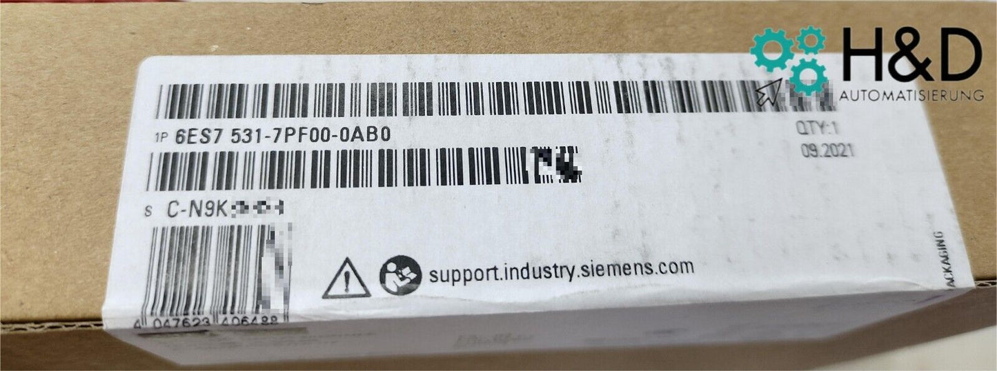 6ES7531-7PF00-0AB0  Siemens SIMATIC S7-1500 analog input module  New and sealed