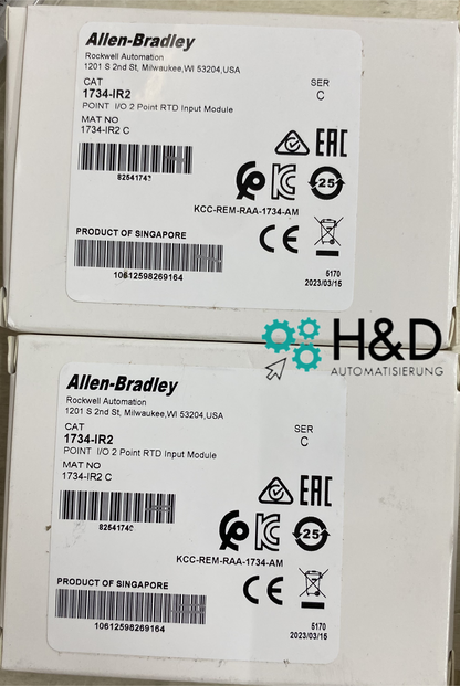 1734-IR2 Allen-Bradley  POINT I/O 2 Point RTD Input Module   New and Seald