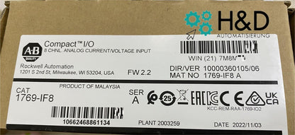 1769-IF8  Allen-Bradley   Analog  Input Module  New and Sealed