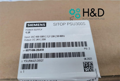 6EP1436-2BA10  SIEMENS  Power Supply  New and Sealed