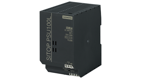 Siemens SITOP PSU100L – 6EP1334-1LB00, Geregelte Stromversorgung, 24V DC, 10A, 240W, 120/230V AC