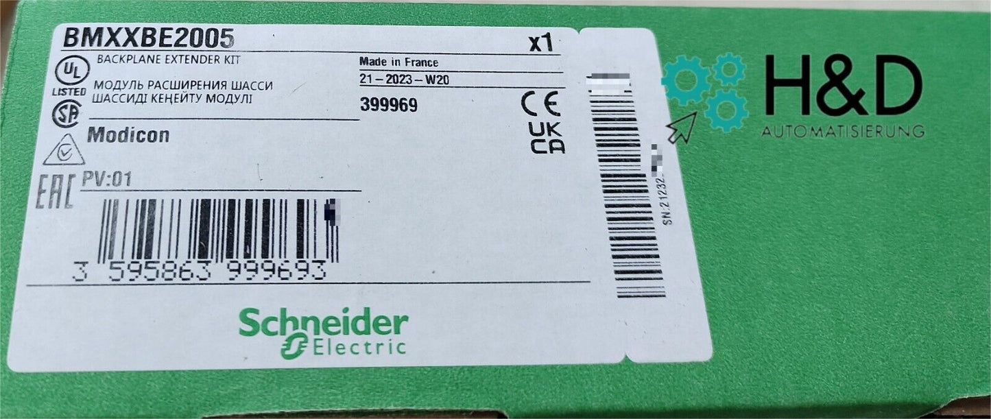 BMXXBE2005 Schneider Electric, Connection accessories, M340 【New and Sealed】