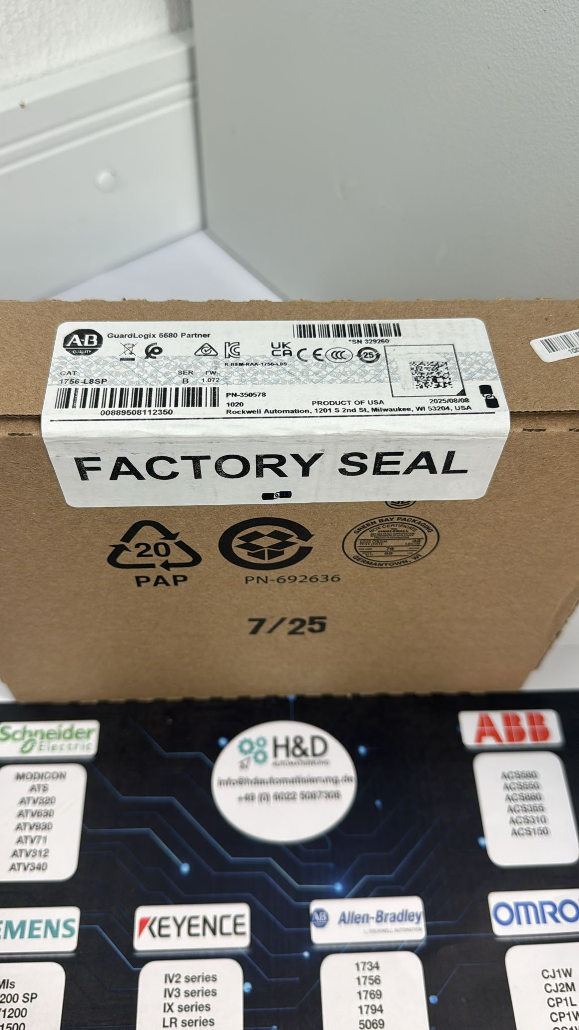 1756-L8SP  Allen-Bradley New and Sealed