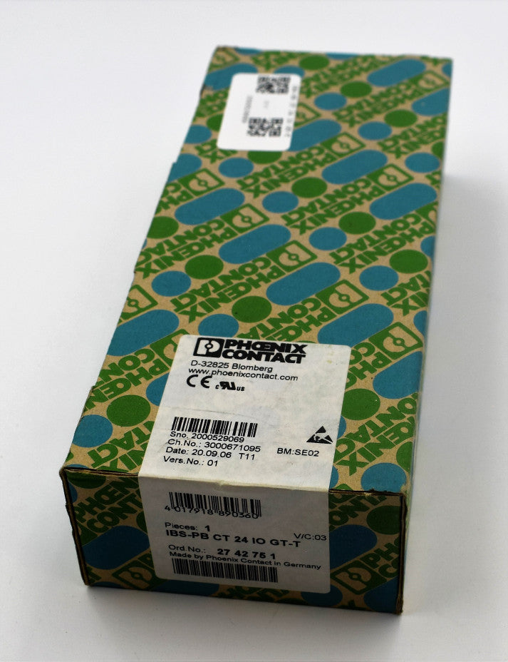 PHOENIX CONTACT IBS-PB CT 24 IO GT-T in stock