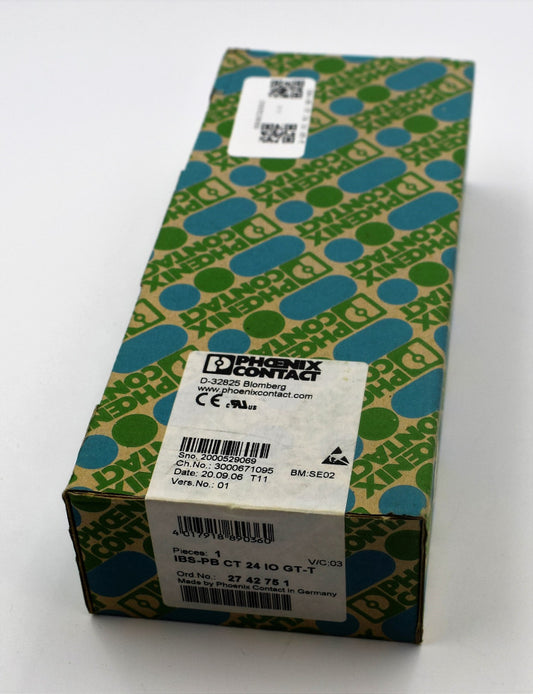 PHOENIX CONTACT IBS-PB CT 24 IO GT-T in stock