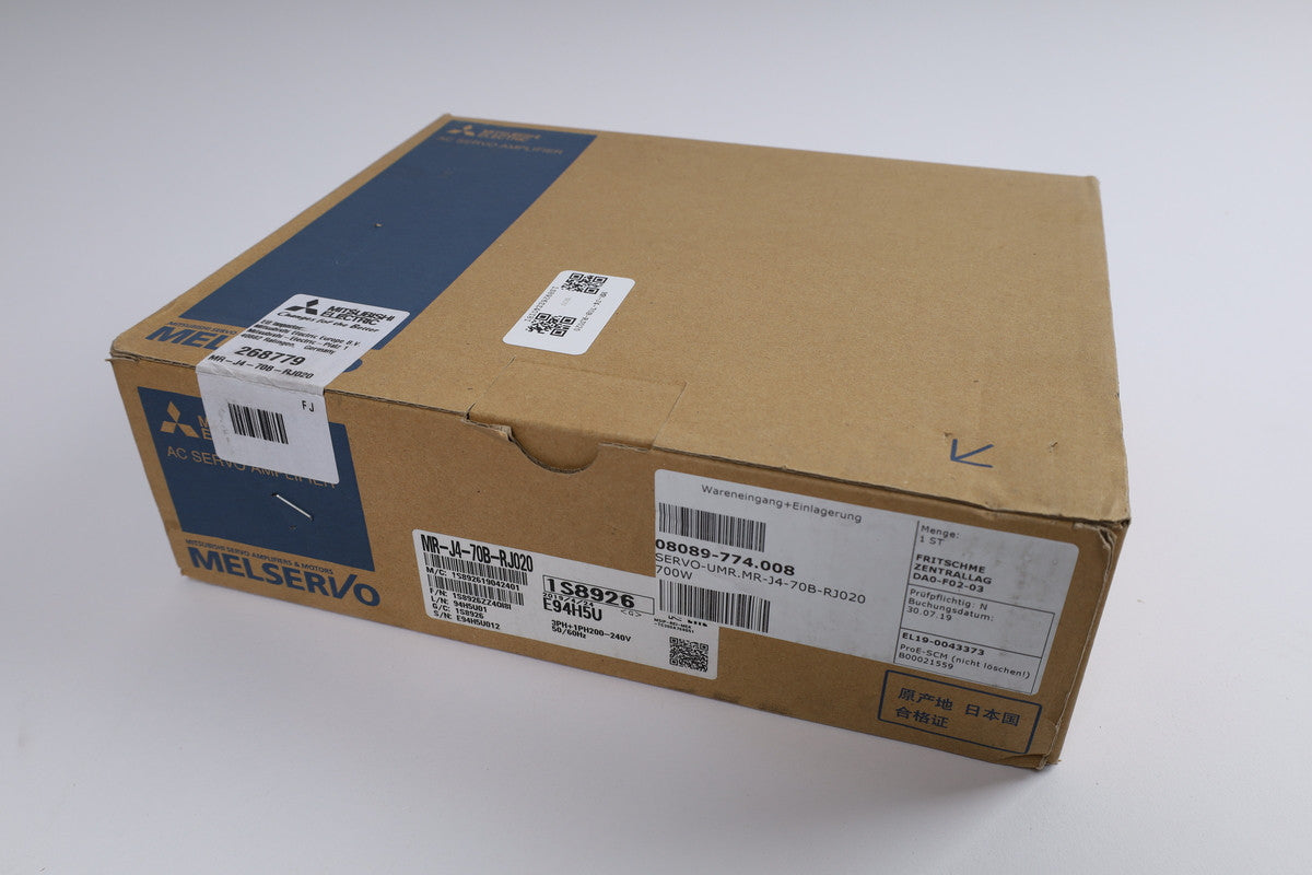 MITSUBISHI MR-J4-70B-RJ020 en stock