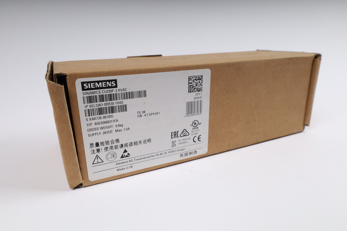 SIEMENS 6SL3243-0BB30-1HA3 in stock