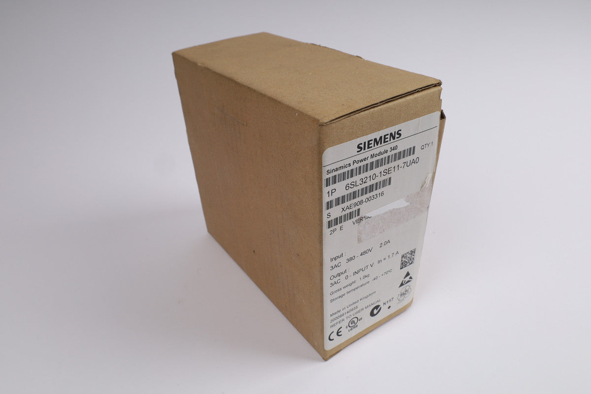 SIEMENS 6SL3210-1SE11-7UA0 in stock