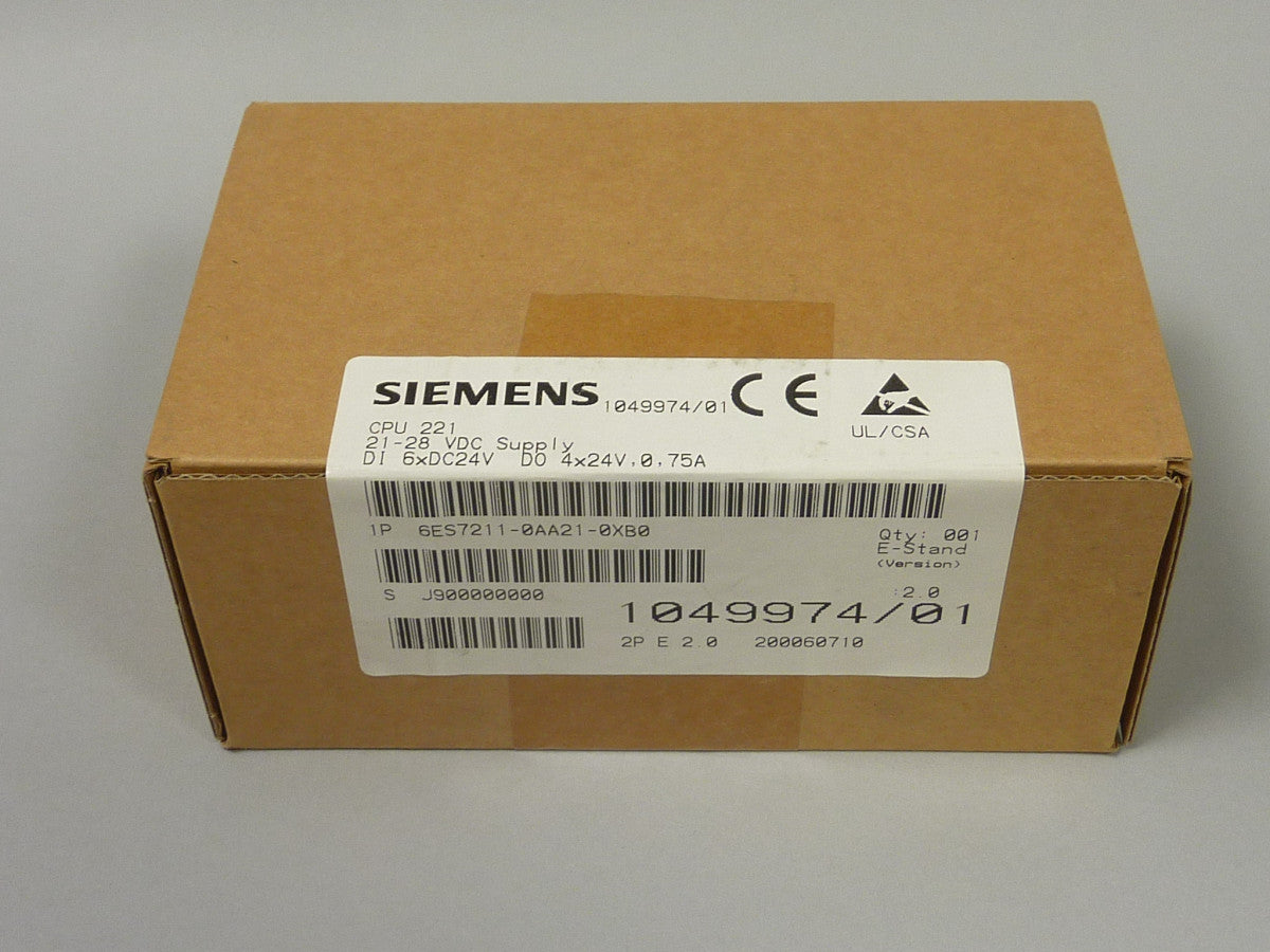 SIEMENS 6ES7211-0AA21-0XB0 in stock