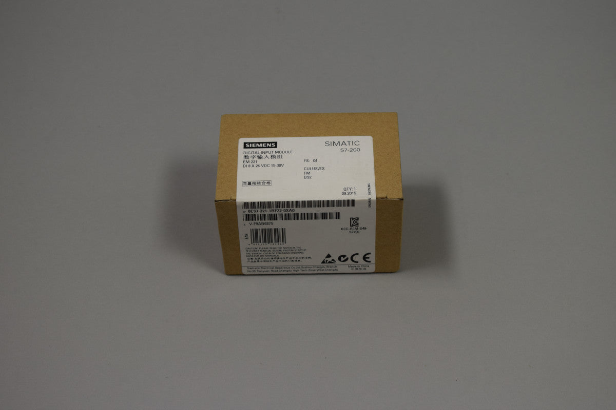 SIEMENS 6ES7221-1BF22-0XA0 in stock