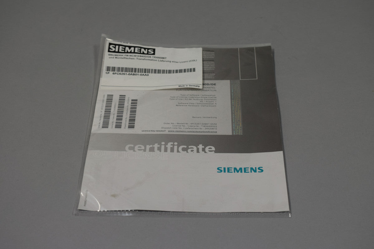 SIEMENS 6FC5251-0AB01-0AA0 en stock