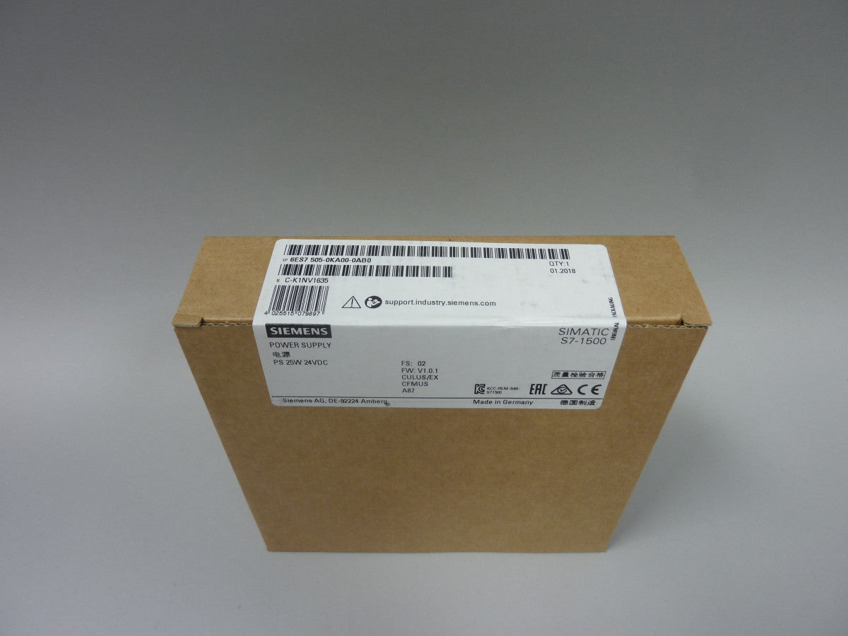 SIEMENS 6ES7505-0KA00-0AB0 en stock