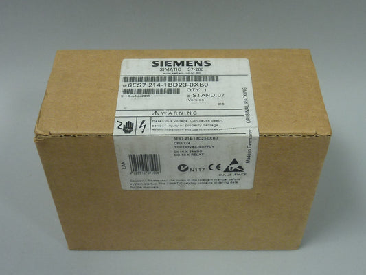 SIEMENS 6ES7214-1BD23-0XB0 in stock