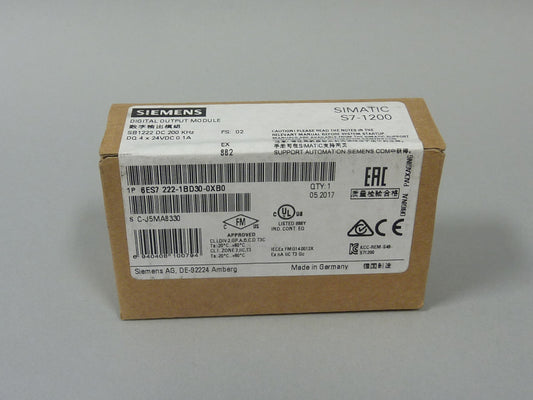 SIEMENS 6ES7222-1BD30-0XB0 in stock