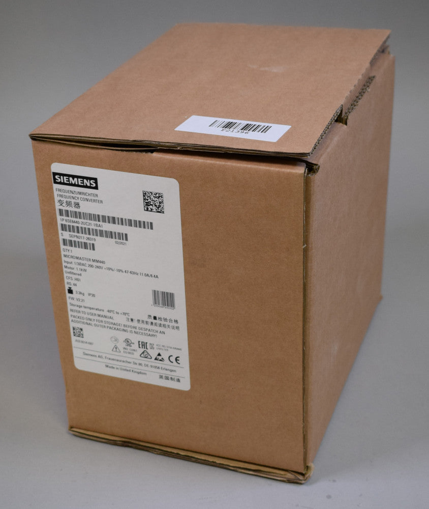 SIEMENS 6SE6440-2UC21-1BA1 in stock