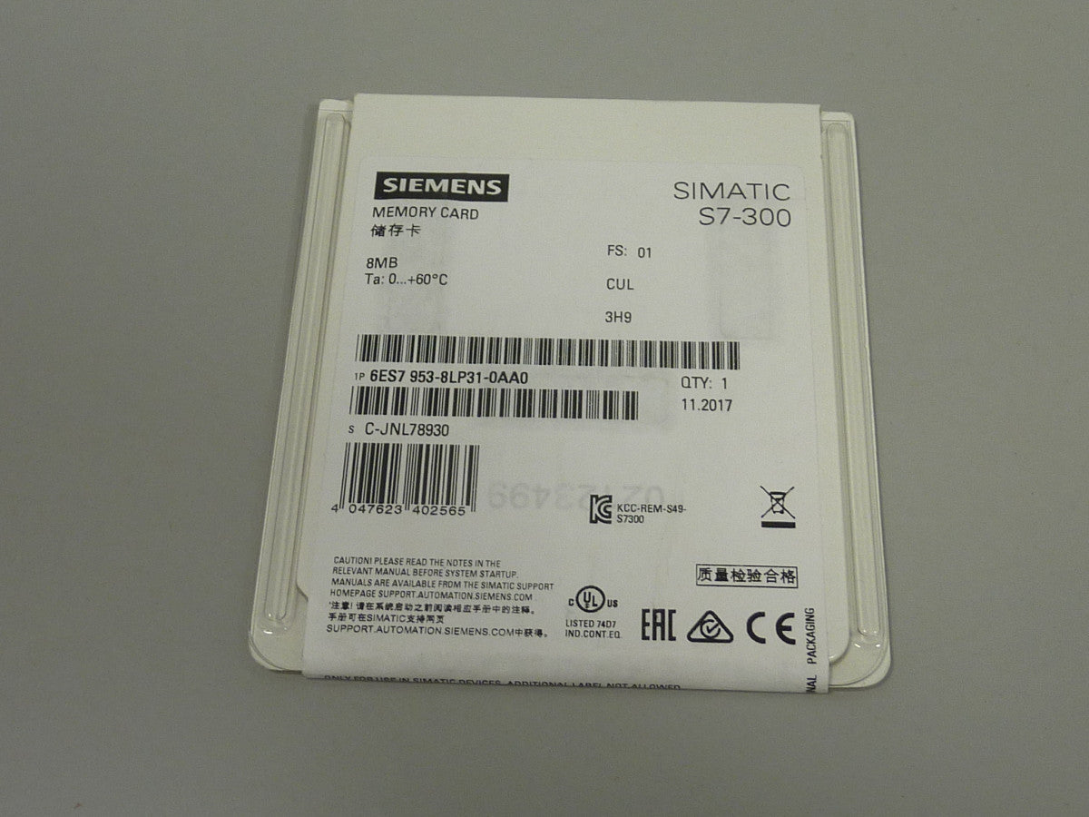 SIEMENS 6ES7953-8LP31-0AA0 in magazzino