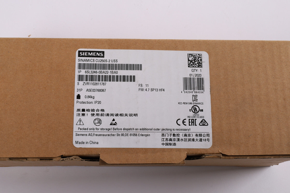 SIEMENS 6SL3246-0BA22-1BA0 in magazzino