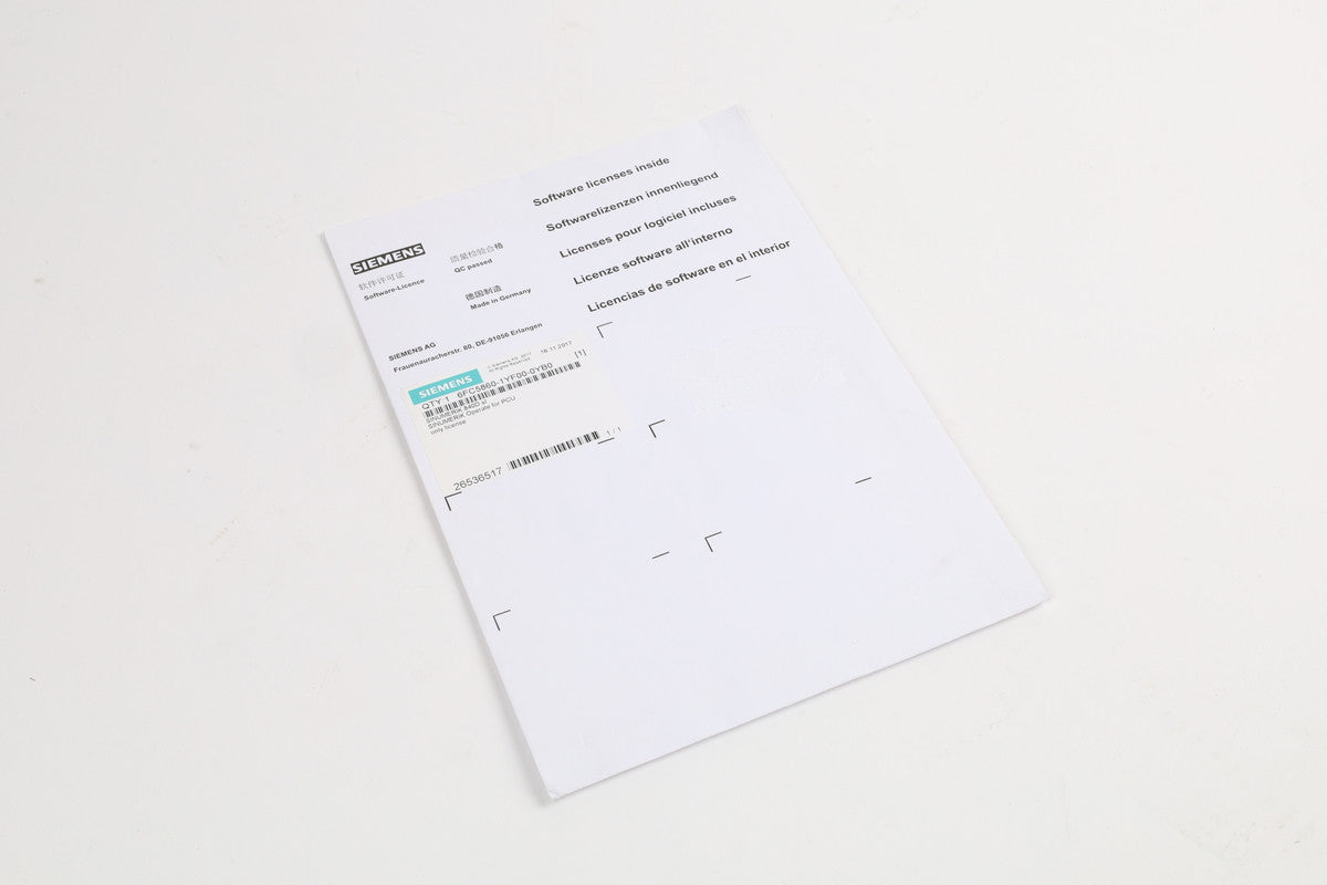 SIEMENS 6FC5860-1YF00-0YB0 in magazzino