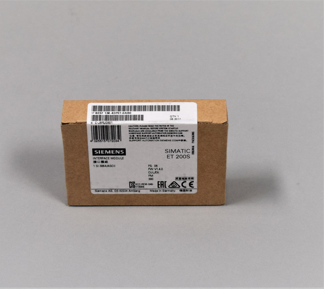 SIEMENS 6ES7138-4DF01-0AB0 auf Lager