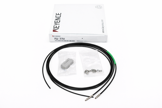 KEYENCE FU-77V Fiber Optic Sensor Head for Industrial Detection