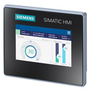 Siemens SIMATIC HMI MTP400 Unified Basic Panel (6AV2123-3DB32-0AW0) – Compact 4" Touchscreen Panel with PROFINET