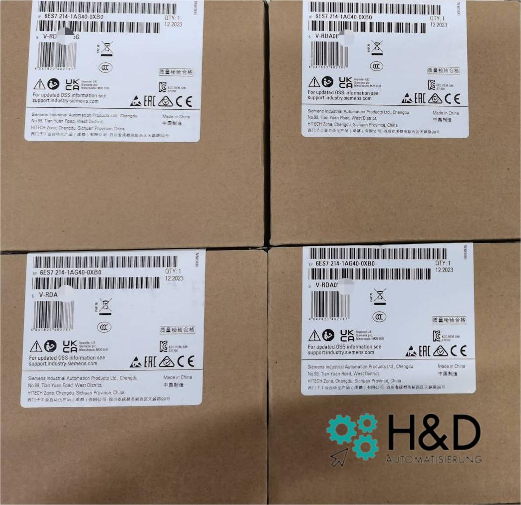 6ES7214-1AG40-0XB0,  Siemens,  SIMATIC S7-1200, CPU 1214C,   New and Sealed