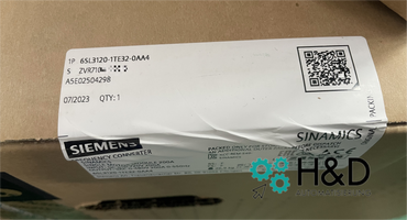 Siemens SINAMICS S120 Single Motor-Modul (6SL3120-1TE32-0AA4) – Eingang: DC 600V, Ausgang: 3AC 400V, 200A, interne Luftkühlung