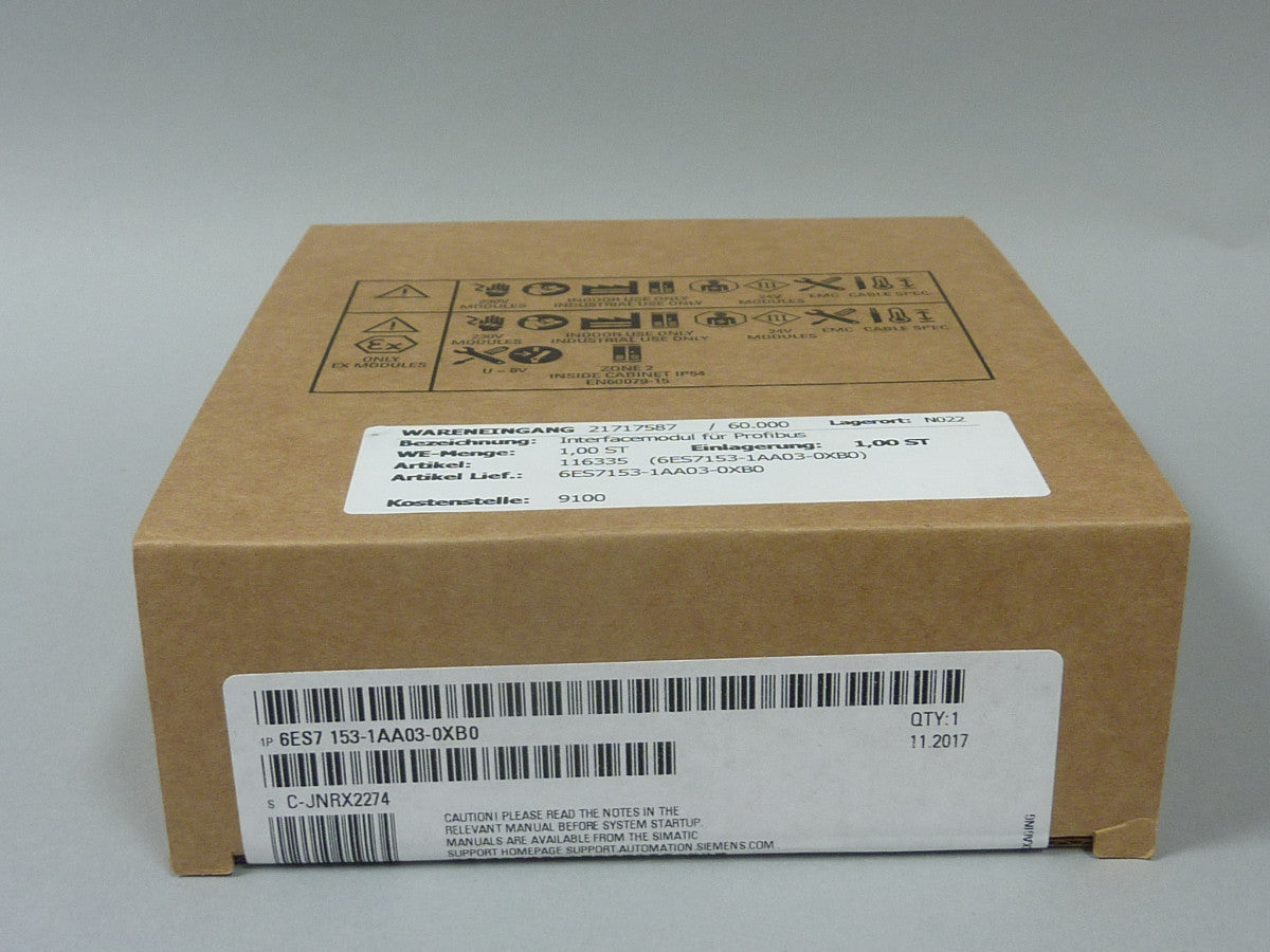 SIEMENS 6ES7153-1AA03-0XB0 auf Lager