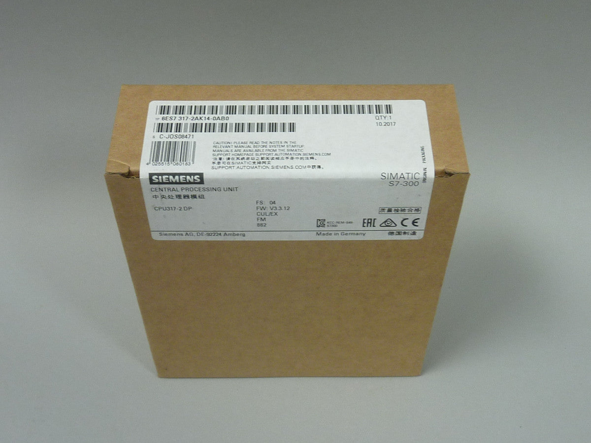 SIEMENS 6ES7317-2AK14-0AB0 auf Lager